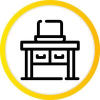 Desk Creative Icon Design vector