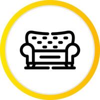 Sofa Creative Icon Design vector