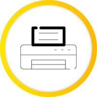 Printer Creative Icon Design vector