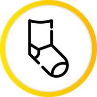 Sock Creative Icon Design vector