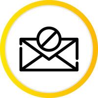 Email Block Creative Icon Design vector
