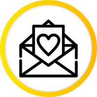 Love Letter Creative Icon Design vector