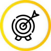 Target Creative Icon Design vector