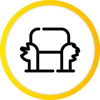 Sofa Creative Icon Design vector