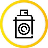 Spray Paint Creative Icon Design vector