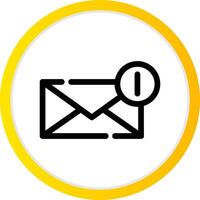 Email Creative Icon Design vector