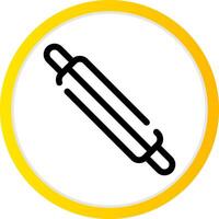 Rolling Pin Creative Icon Design vector