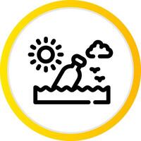 Message In A Bottle Creative Icon Design vector