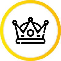 Crown Creative Icon Design vector