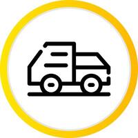 Garbage Truck Creative Icon Design vector