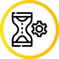 diseño de icono creativo de tiempo vector