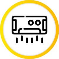 Air Conditioning Creative Icon Design vector