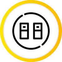 Light Switch Creative Icon Design vector