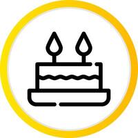 Cake Creative Icon Design vector