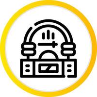 Jukebox Creative Icon Design vector