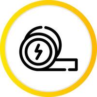 Electrician Creative Icon Design vector