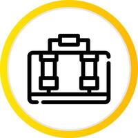 Suitcase Creative Icon Design vector