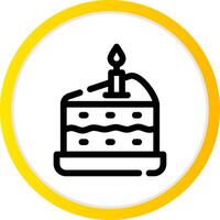 Cake Creative Icon Design vector