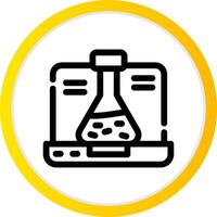 diseño de icono creativo de química vector