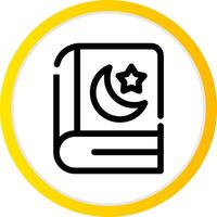 diseño de icono creativo de quran vector