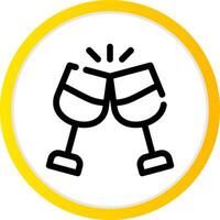 Cheers Creative Icon Design vector