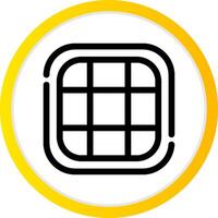 Grid Creative Icon Design vector