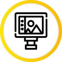 Lcd Creative Icon Design vector