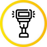 Camera Flash Creative Icon Design vector