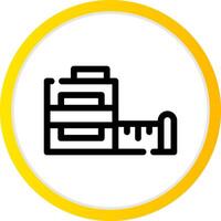 Tape Measure Creative Icon Design vector