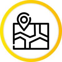 Map Creative Icon Design vector