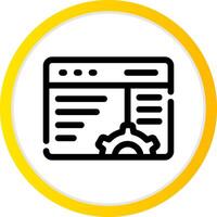Browser Creative Icon Design vector