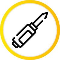 Screwdriver Creative Icon Design vector