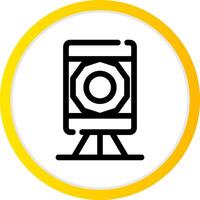 Theodolite Creative Icon Design vector