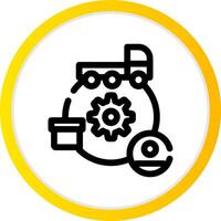 Supply Chain Creative Icon Design vector