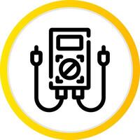 Multimeter Creative Icon Design vector