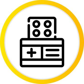 Patch Creative Icon Design vector