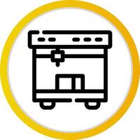 3D Printing Creative Icon Design vector