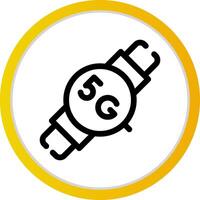 Smart Watch Creative Icon Design vector