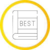 Best Seller Creative Icon Design vector