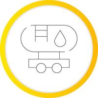 Tanker Truck Creative Icon Design vector