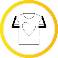 Tshirt Creative Icon Design vector