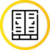 Lockers Creative Icon Design vector