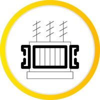 Power Transformer Creative Icon Design vector
