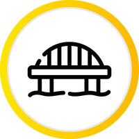 Bridge Creative Icon Design vector