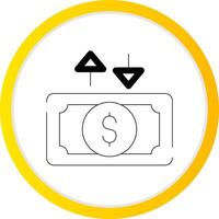 Cash Flow Creative Icon Design vector