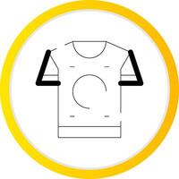 Tshirt Creative Icon Design vector