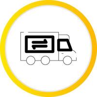 Supply Chain Creative Icon Design vector