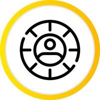 Targeting Creative Icon Design vector