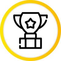 Trophy Creative Icon Design vector