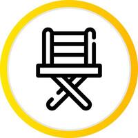 Fishing Chair Creative Icon Design vector